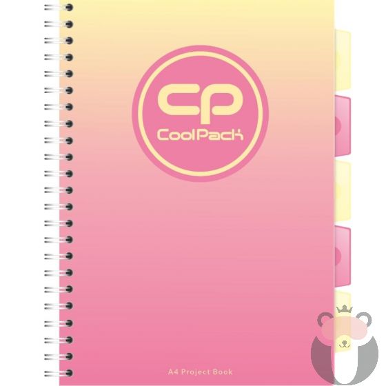 Coolpack Тетрадка A4 с карирани страници Gradient Peach