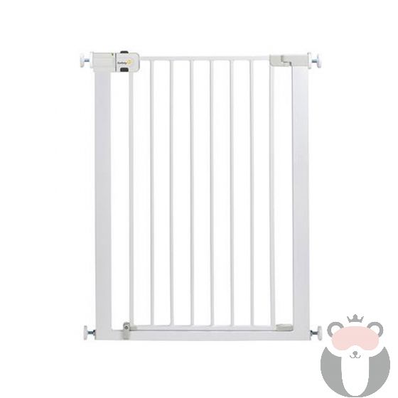 Safety 1st Универсална метална висока преграда за врата - бял цвят 