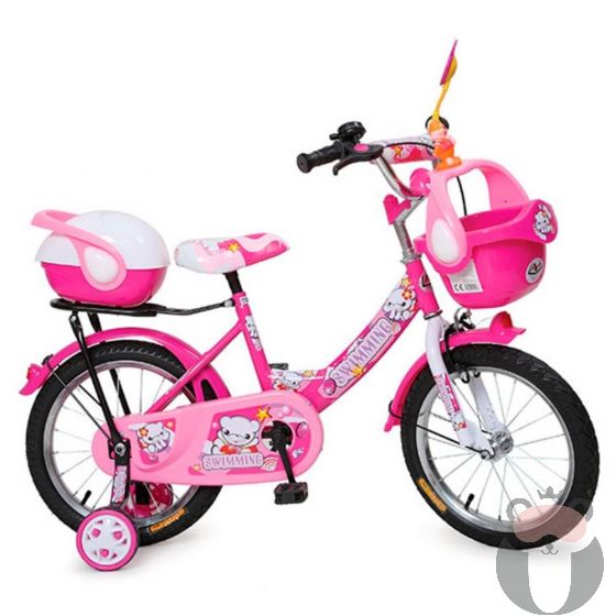 Moni Детски велосипед 12" - 1282, Циклама