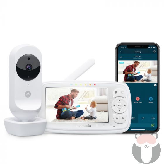 Видео бебефон Motorola EASE44 Connect, 4.3" дисплей