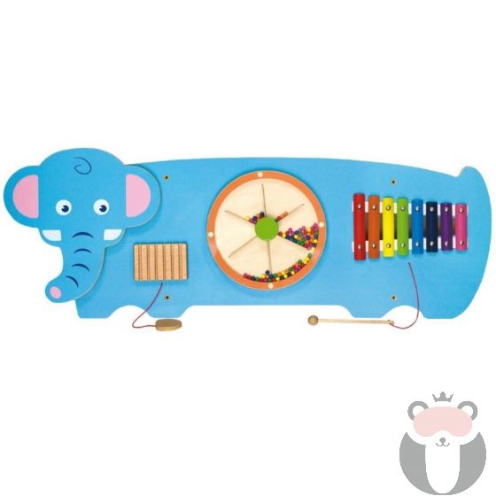 Дървена играчка за стена - Слон, Viga Toys