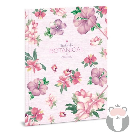 Ars Una Папка с ластик А4 Botanic Mallow