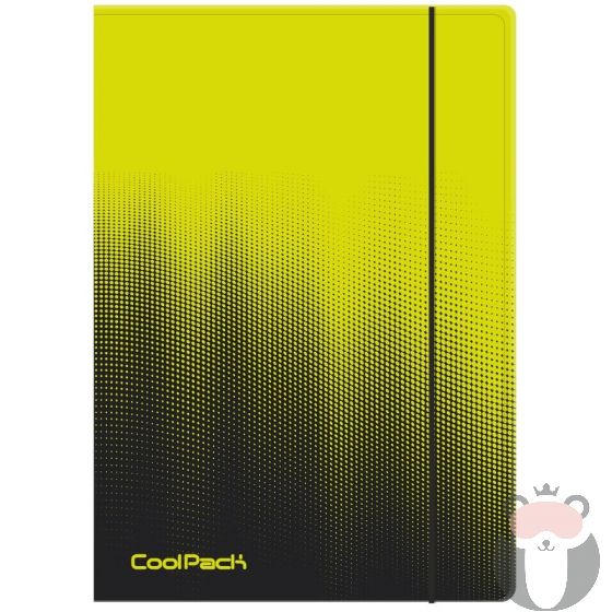 Coolpack Папка A4 с ластик Gradient Lemon