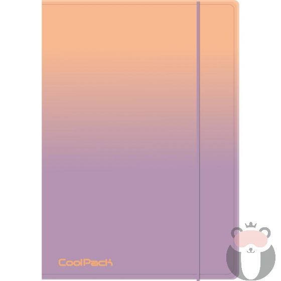 Coolpack Папка A4 с ластик Gradient Berry