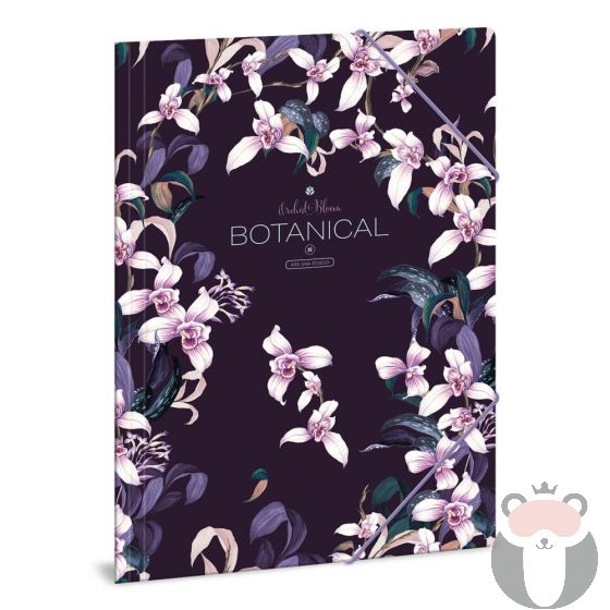 Ars Una Папка с ластик А4 Botanic Orchid