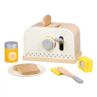 Детски дървен тостер в пастелни цветове New classic toys