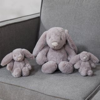 Widdop Bambino Текстилна плюшена играчка Зайче 13см Grey Rabbit
