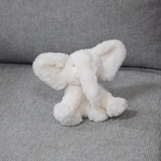 Widdop Bambino Текстилна плюшена играчка Слонче 13см White Elephant