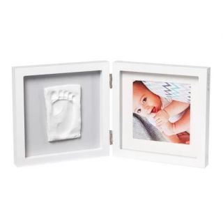 BABY ART Бяла рамка за отпечатък и снимка (сиво паспарту) My Baby Style 3601095200