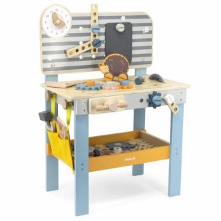 Viga Polar B дървена работилница за деца с инструменти