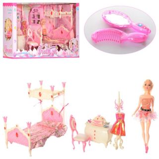 Raya Toys Комплект спалня на принцеса с кукла 