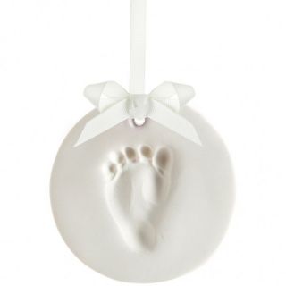 Pearhead Бебешки спомен - отпечатък - бял