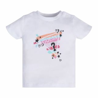 Бебешка тениска за момиче Guess Rock