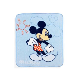 Детско одеяло Disney Mickey Mouse син (110x140см) 