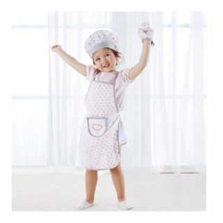 Детски комплект за готвене - престилка, шапка и ръкавица Classic World