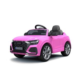 Chipolino Електрическа кола AUDI RSQ8,EVA гуми,кожена седалка, розова