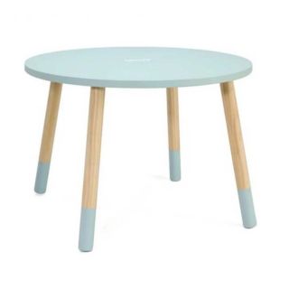  Classic World Дървена маса за детска стая в пастелно син цвят