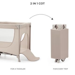 Бебешка кошара Kinderkraft JOY SIMPLE 2 , BEIGE