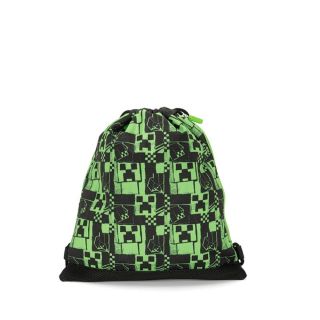  Minecraft Ученическа спортна торба Green