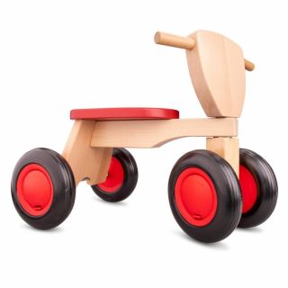 Детско дървено колело за бутане от дърво, New classic toys