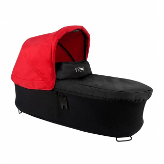 Mountain Buggy Кош за новородено PLUS черно-червено – за количка DUET
