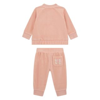 Guess Бебешки сет с надписи PINK ROSES