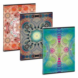 Ars Una Тетрадка А4 Mandala, 3бр. в опаковка