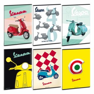 Ars Una Тетрадка А4 Vespa, 3бр. в опаковка