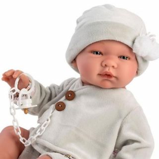 Кукла-бебе Пабло с жилетка и шапка с помпони, Asi dolls