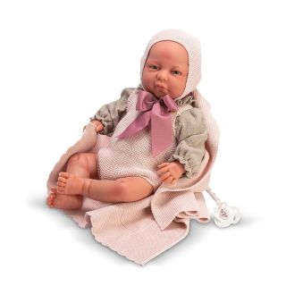 Asi, Кукла Сабрина, с официална рокля, със зелен колан, 40 см