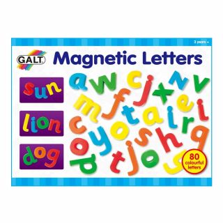 Английската азбука, 80 броя магнитни букви
