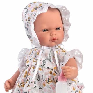 Кукла-бебе Оли с рокля на цветя, Asi dolls