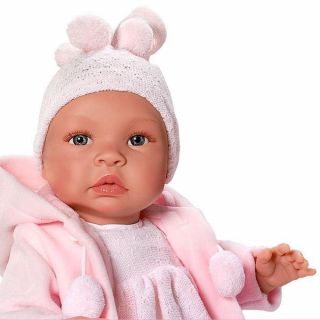 Кукла - бебе Лея с розово палто, Asi dolls