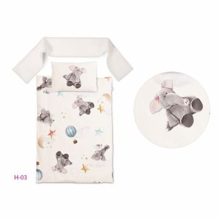 Спален комплект Baby Matex 3 части Happy с обиколник 0286