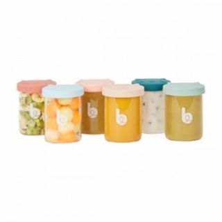 Babymoov Комплект Стъклени купички за храна ISY Bowls 6 броя по 250 мл и 3 броя по 120 мл