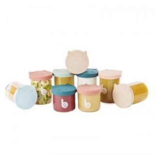 Babymoov Комплект Стъклени купички за храна ISY Bowls 6 броя по 250 мл и 3 броя по 120 мл