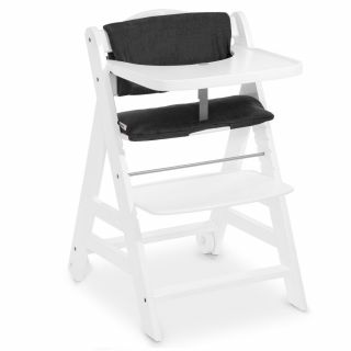 Дървен стол за хранене Hauck Beta+ White