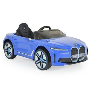 Акумулаторна кола BMW i4, синя