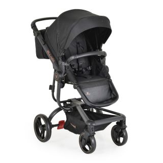 Cangaroo Комбинирана детска количка  ELLADA 2В1, Черна