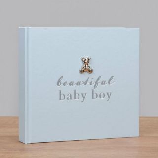 Widdop & Co Bambino Албум за снимки с посребрена декорация - Beautiful baby boy