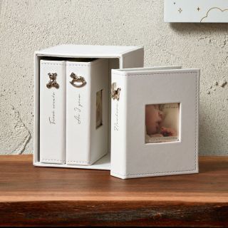 Widdop & Co Bambino Комплект 3 броя албуми за снимки с посребрена декорация