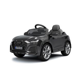 Chipolino Електрическа кола AUDI RSQ8,EVA гуми,кожена седалка, черна