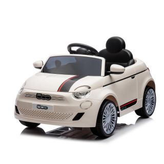 Chipolino Детска електрическа кола FIAT 500, бяла