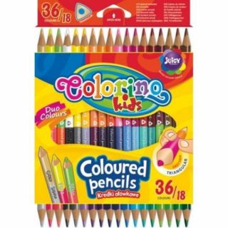 Colorino Цветни моливи 36 цвята,18 бр.
