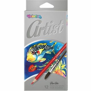 Colorino Цветни акварелни моливи Artist 12 цвята