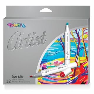  Colorino Artist Sketch маркери за рисуване 12 цвята