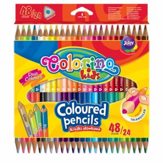 Colorino Цветни моливи 48 цвята,24 бр.