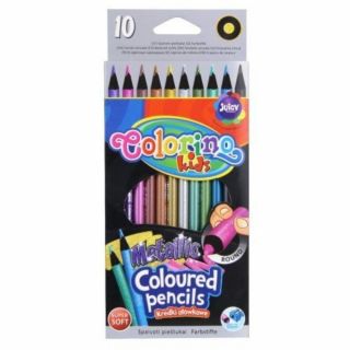 Colorino Цветни моливи металик 10 цвята