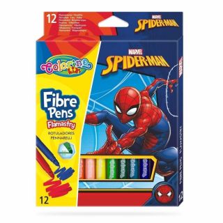  Colorino Флумастери 12 цвята Spiderman Disney