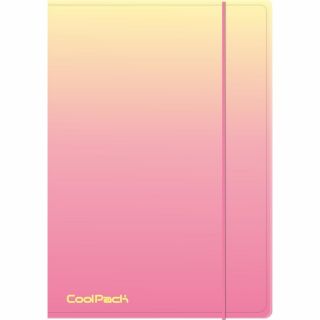  Coolpack Папка A4 с ластик Gradient Peach